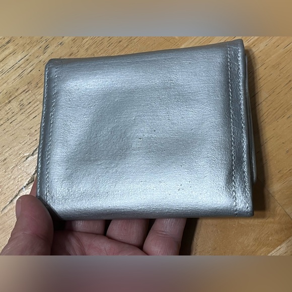 Prada Trifold Vintage Silver Wallet - Picture 2 of 12